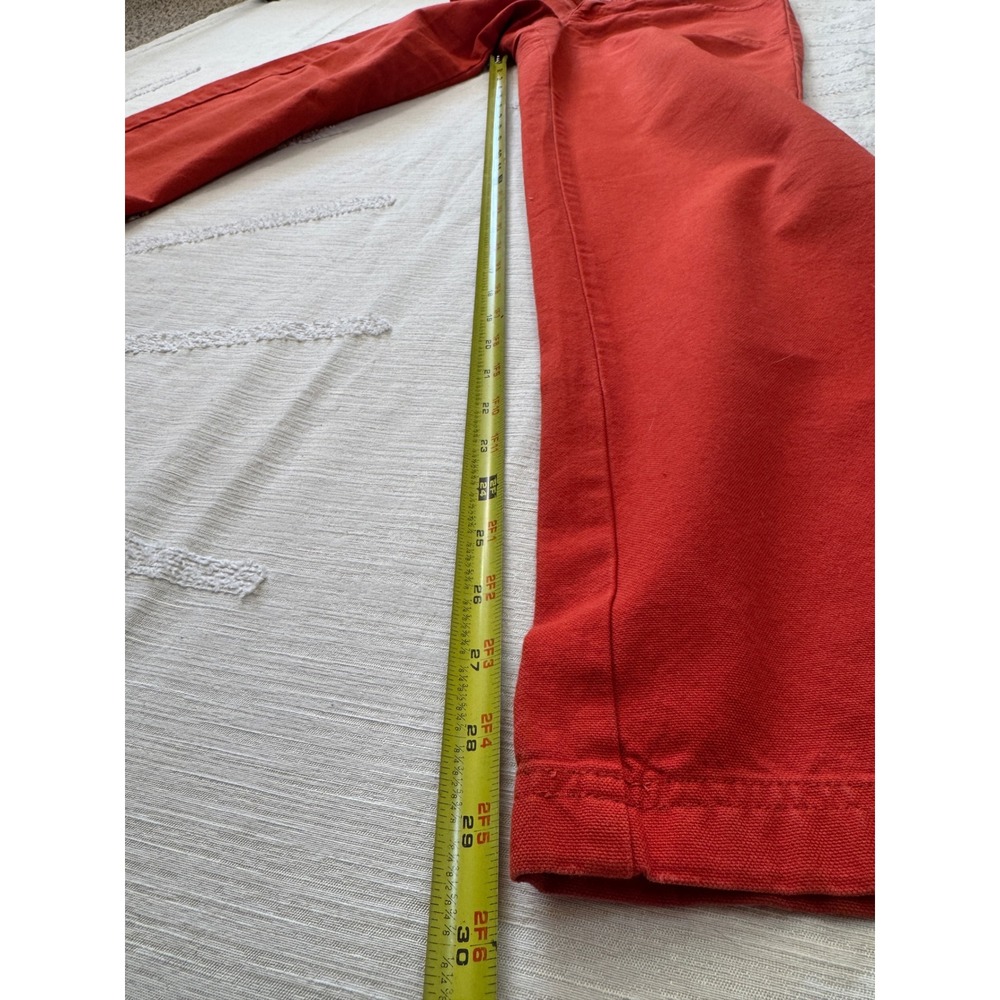 Patagonia Water Girl Women's 8 Red Wide Leg Utility Pants Vintage Y2K - Picture 8 of 8